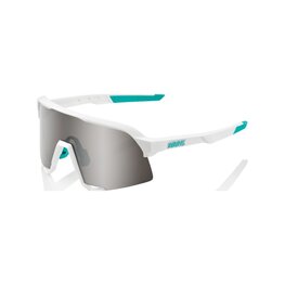 100% SPEEDLAB Fahrradsonnenbrille - SPEEDCRAFT BORA-HANSGROHE TEAM - Weiß/Silber