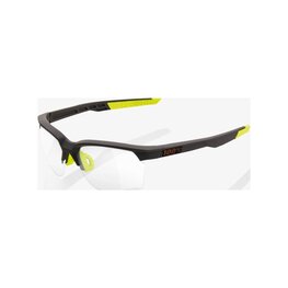 100% SPEEDLAB Fahrradsonnenbrille - SPORTCOUPE - Schwarz/Gelb