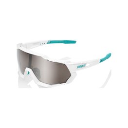 100% SPEEDLAB Fahrradsonnenbrille - SPEEDTRAP - BORA-HANSGROHE TEAM - Weiß/Silber