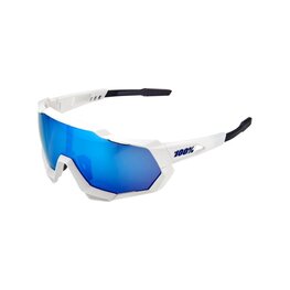 100% SPEEDLAB Fahrradsonnenbrille - SPEEDTRAP - Weiß/Blau