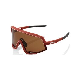 100% SPEEDLAB Fahrradsonnenbrille - GLENDALE - bordeaux/Braun
