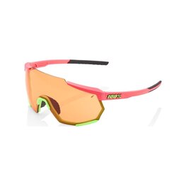100% SPEEDLAB Fahrradsonnenbrille - RACETRAP - Rosa/Orange