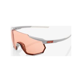 100% SPEEDLAB Fahrradsonnenbrille - RACETRAP - Grau/Orange