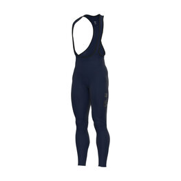 ALÉ Lange Fahrradhose mit Trägern - WINTER SOLID - Blau