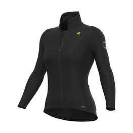 ALÉ Langarm Fahrradtrikot für den Winter - FUTURE WARM R-EV1 - Schwarz