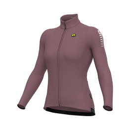 ALÉ Langarm Fahrradtrikot für den Winter - WARM RACE R-EV1 - bordeaux