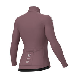 ALÉ Langarm Fahrradtrikot für den Winter - WARM RACE R-EV1 - bordeaux