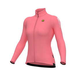 ALÉ Langarm Fahrradtrikot für den Winter - WARM RACE R-EV1 - Rosa