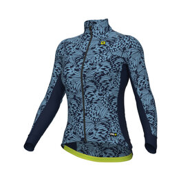 ALÉ Langarm Fahrradtrikot für den Winter - PAPILLON PR-R - Blau