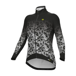 ALÉ Fahrrad-Thermojacke - PYRAMID PR-R - Weiß/Schwarz
