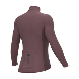 ALÉ Langarm Fahrradtrikot für den Winter - FONDO 2.0 SOLID - bordeaux