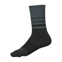 ALÉ Klassische Fahrradsocken - ONE - Schwarz/Grau