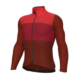 ALÉ Langarm Fahrradtrikot für den Winter - SFIDA PR-S - Rot