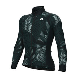 ALÉ Langarm Fahrradtrikot für den Winter - WILD PR-E - Grün