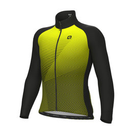ALÉ Langarm Fahrradtrikot für den Winter - MODULAR PRAGMA - Gelb/Schwarz