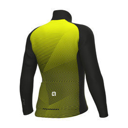 ALÉ Langarm Fahrradtrikot für den Winter - MODULAR PRAGMA - Gelb/Schwarz