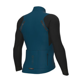 ALÉ Langarm Fahrradtrikot für den Winter - QUICK R-EV1 - Schwarz/Blau