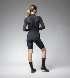 ALÉ Kurze Fahrradhose mit Trägern - PR-E MAGIC COLOUR - Schwarz