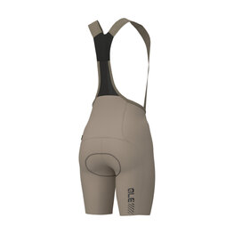 ALÉ Kurze Fahrradhose mit Trägern - MASTER 2.0 PR-E - Beige