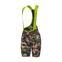 ALÉ Kurze Fahrradhose mit Trägern - PR-E SAUVAGE - Braun