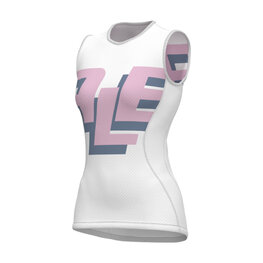 ALÉ Kurzarm Fahrrad-Shirt - INTIMO MULTIVERSO - Weiß