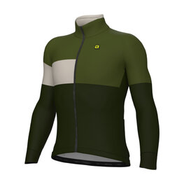 ALÉ Fahrrad-Thermojacke - PR-E GEOMETRIC - Grün