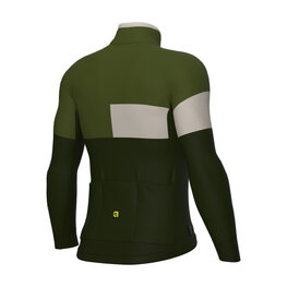 ALÉ Fahrrad-Thermojacke - PR-E GEOMETRIC - Grün