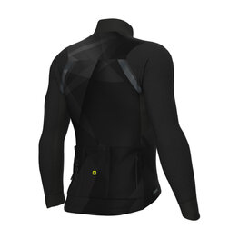 ALÉ Langarm Fahrradtrikot für den Winter - R-EV1 QUICK - Schwarz
