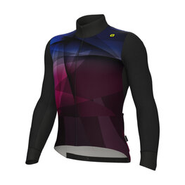 ALÉ Langarm Fahrradtrikot für den Winter - R-EV1 QUICK - bordeaux