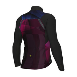 ALÉ Langarm Fahrradtrikot für den Winter - R-EV1 QUICK - bordeaux