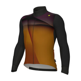 ALÉ Langarm Fahrradtrikot für den Winter - R-EV1 QUICK - Orange