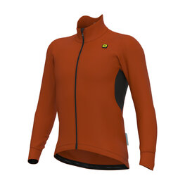 ALÉ Langarm Fahrradtrikot für den Winter - KLIMATIK K-IDRO - Orange
