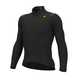 ALÉ Langarm Fahrradtrikot für den Winter - R-EV1 WARM RACE - Schwarz