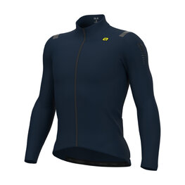 ALÉ Langarm Fahrradtrikot für den Winter - R-EV1 WARM RACE - Blau