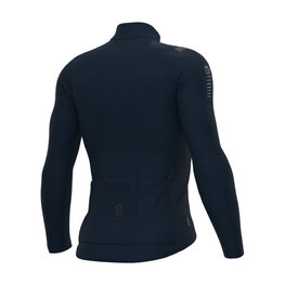 ALÉ Langarm Fahrradtrikot für den Winter - R-EV1 WARM RACE - Blau