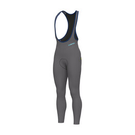 ALÉ Lange Fahrradhose mit Trägern - KLIMATIK K-ATMO - Hellblau