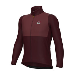 ALÉ Langarm Fahrradtrikot für den Winter - OFF ROAD - GRAVEL DUAL - bordeaux