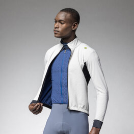 ALÉ Fahrrad-Thermojacke - KLIMATIK K-DOUBLE - Weiß