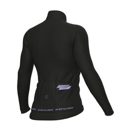 ALÉ Langarm Fahrradtrikot für den Winter - PR-E FOLLOW ME - Schwarz