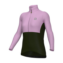 ALÉ Langarm Fahrradtrikot für den Winter - OFF ROAD - GRAVEL DUAL - Lila