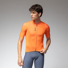 ALÉ Kurzarm Fahrradtrikot - COLOR BLOCK PRAGMA - Orange