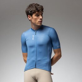 ALÉ Kurzarm Fahrradtrikot - PRAGMA COLOR BLOCK - Blau