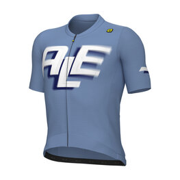 ALÉ Kurzarm Fahrradtrikot - SAUVAGE PR-E - Blau/Weiß