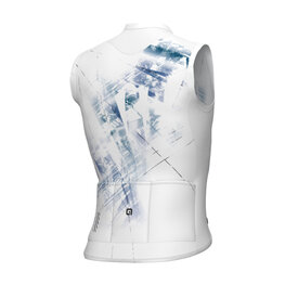 ALÉ Ärmelloses Fahrradtrikot - MIRROR PR-E - Weiß/Blau