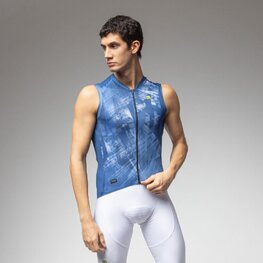 ALÉ Ärmelloses Fahrradtrikot - MIRROR PR-E - Blau