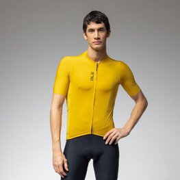 ALÉ Kurzarm Fahrradtrikot - COLOR BLOCK OFF ROAD - Gelb