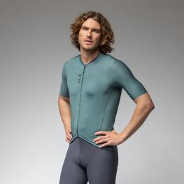 ALÉ Kurzarm Fahrradtrikot - COLOR BLOCK OFF ROAD - Grün