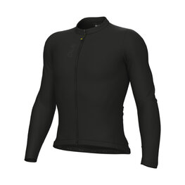 ALÉ Langarm Fahrradtrikot für den Sommer - COLOR BLOCK PRAGMA - Schwarz