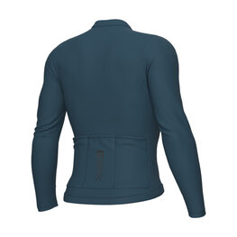 ALÉ Langarm Fahrradtrikot für den Sommer - COLOR BLOCK PRAGMA - Blau