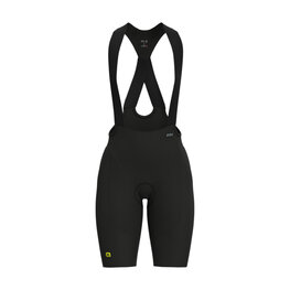 ALÉ Kurze Fahrradhose mit Trägern - VOLTAGE R-EV1 - Schwarz